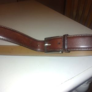 Magnanni Mens Brown Italy Dress Belt Size 38